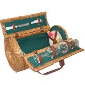 Cannon Picnic Basket in Hunter Green Lining
