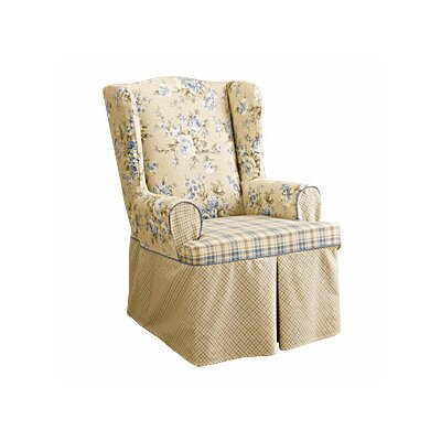 Chair Slipcover on Sure Fit Lexington Wing Chair Slipcover  T Cushion    047293368004