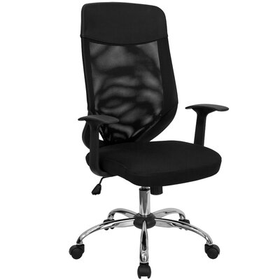 Mesh Office Chair on Flashfurniture High Back Mesh Office Chair With Nylon Headrest In
