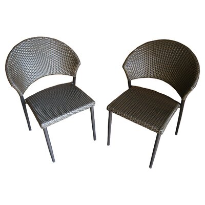 Outdoor Bistro Chair on The Outdoor Greatroom Company Set Of 2 Patio Bistro Chairs   Wayfair