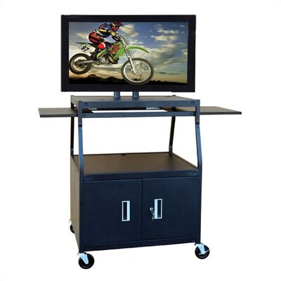 Flat Panel Televisions on Buhl Wide Body Flat Panel Tv Cart With Locking Cabinet   Wayfair
