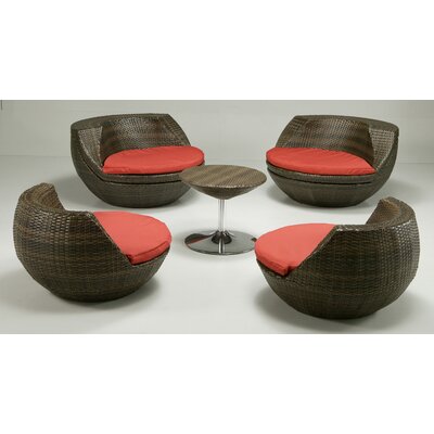 Outdoor Seating Sets on Rst Outdoor Cantina 5 Piece Outdoor Seating Set