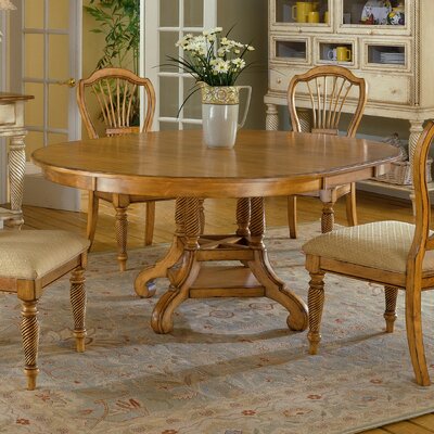 Pine Dining Table on Hillsdale Wilshire Pine Round Dining Table   4507 816 4507 817