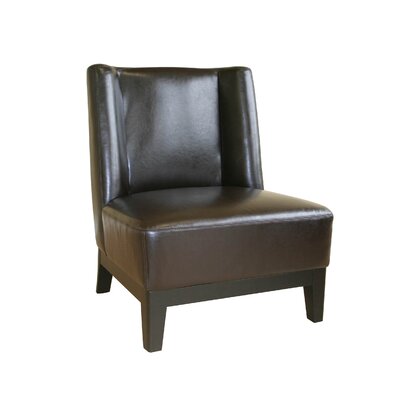 Armless Chair on Wholesale Interiors Cloten Leather Armless Accent Chair
