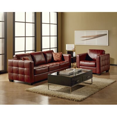 Leather Living Room Furniture on Palliser Furniture Barrett 2 Piece Leather Living Room