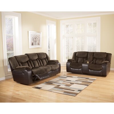 Faux Leather Sofa on Microfiber And Faux Leather Reclining Sofa In Espresso   Wayfair