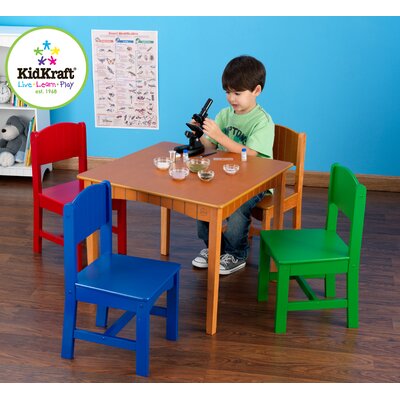 Children Table  Chair Sets on Kidkraft Nantucket Primary Kids  Table And Chair Set   Wayfair
