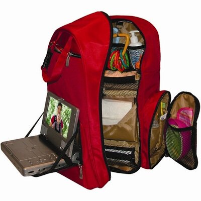 Travel Baby  on Okkatots Travel Baby Depot Bag   Travel Diaper Backpack In Cranberry