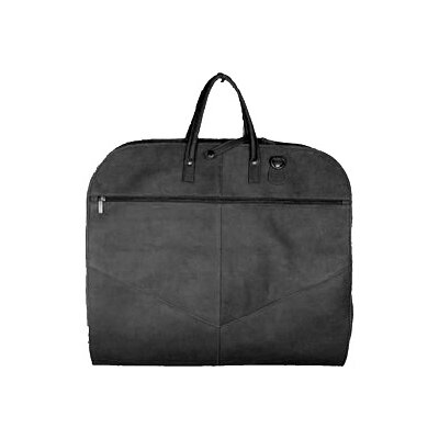 Olympia Carry Luggage on Koskin Leather 2 In 1 Carry On Garment Duffel Bag In Black   Gp17806k