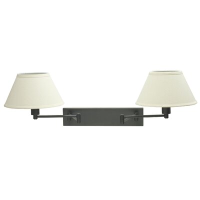 Wall  Lamp on Home Office Double Swing Arm Wall Lamp In Oil Rubbed Bronze   Wayfair