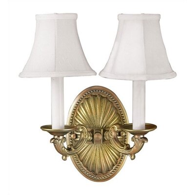 World Imports Lighting Angela Wall Sconce in Wrought Iron | Wayfair