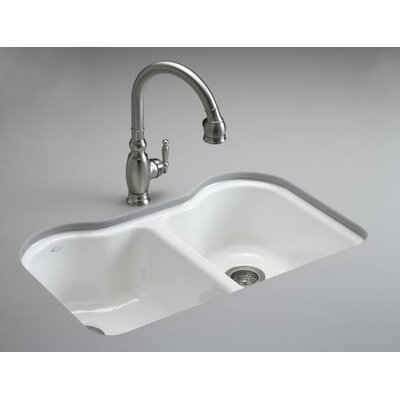  Mount Kitchen Sinks on Kohler Hartland Double Equal Undermount Kitchen Sink   K 5818 5u