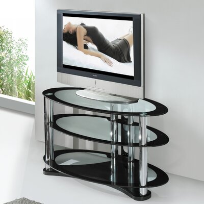 Glass Bedroom Furniture on Exclusive Jupiter Glass And Chrome Tv Stand For