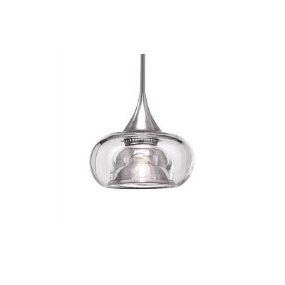 Clear Glass Shades on Wac Minni Quick Connect Mini Pendant In Clear