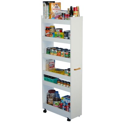 Pantry Cabinets on Venture Horizon White Thin Man Pantry Cabinet   4036 11wh