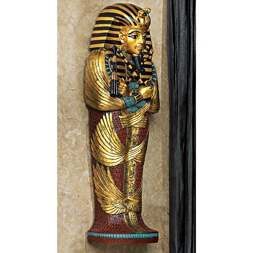   Toscano Icons of Ancient Egypt King Tut Wall Sculpture 