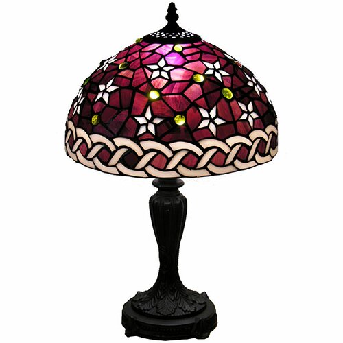 Warehouse of Tiffany Petite Purple Star Table Lamp   MB25+PS232