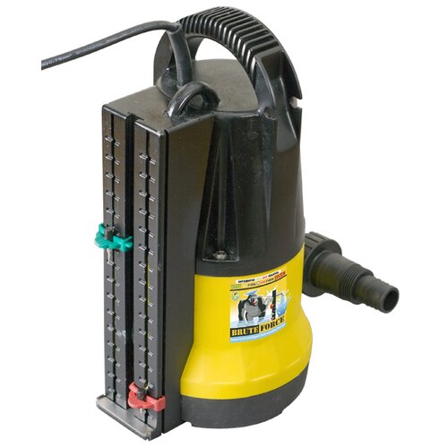 Island Swimming 2450 GPH Auto In Ground Cover Pump in Yellow and Black