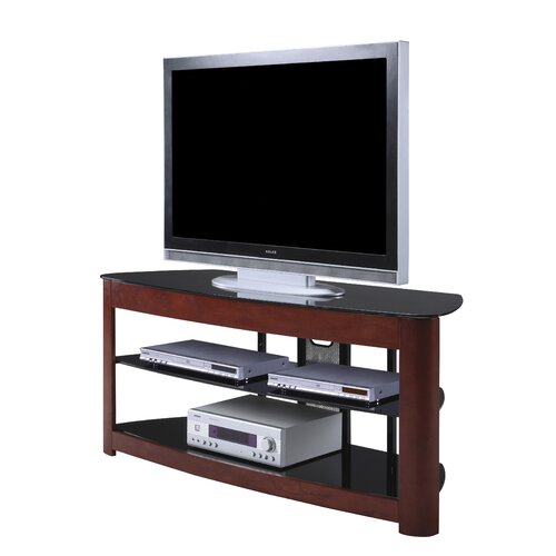 OSP Designs Wood and Glass 64 TV Stand   TV2460CD