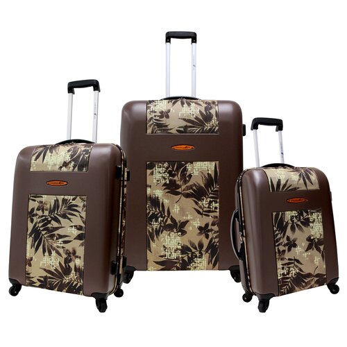 Travelers Choice Rome Hard Shell Spinner 2 Piece Luggage Set