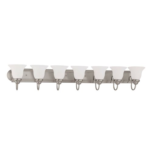 Nuvo Lighting Ballerina Vanity Light with Frosted White Glass in