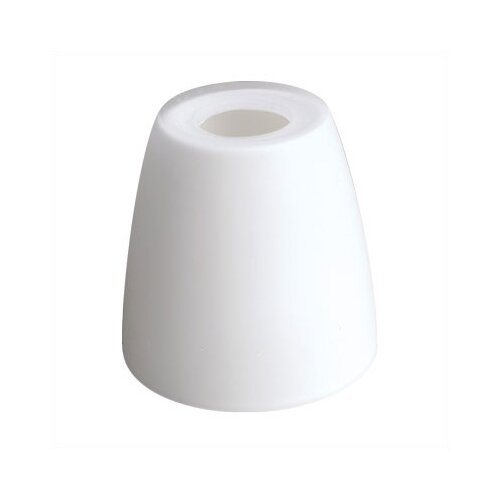 WAC Deep Bell Glass Shade for Monorail Quick Connect Fixtures in White