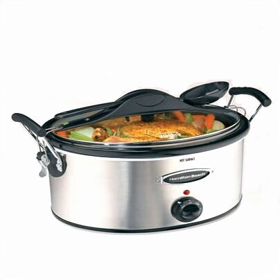 Hamilton Beach 33162 - Stay or Go 6 Quart Slow Cooker in Stainless Steel