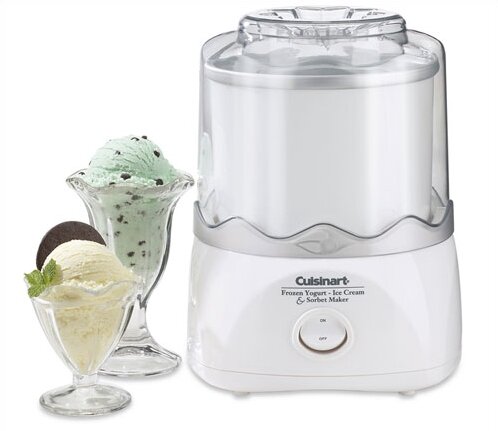 Cuisinart ICE-20 - Automatic Frozen Yogurt-Ice Cream & Sorbet Maker in White